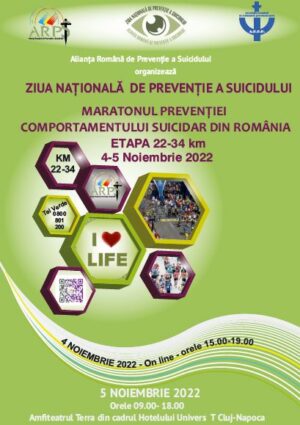 Alianța Română de Prevenție a Suicidului organizează Ziua națională de prevenție a suicidului